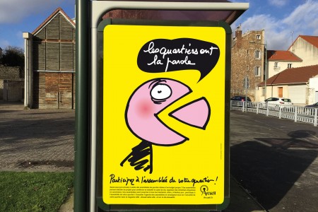 Campagne d’affichage « Assemblée de quartier » MAIRIE D’ARCUEIL